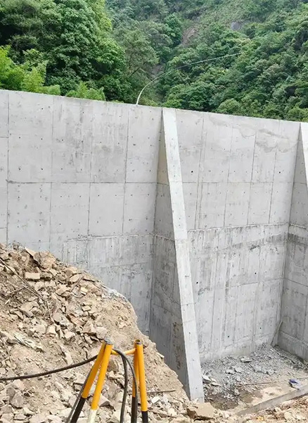 石家庄元氏县重力式挡土墙